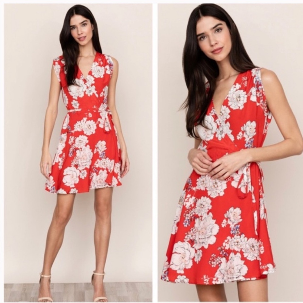 Yumi Kim Soho Mixer Silk Mini Wrap Dress NWT